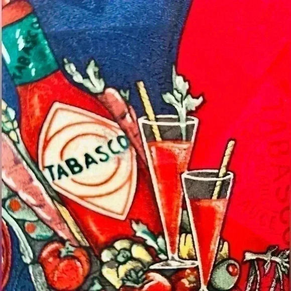 Tabasco Tie Work Suit Men's Office Funny Foodie Eat Hot Sauce Summer Gift Spicy - Picture 1 of 6